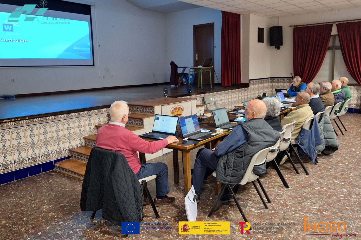 Taller celebrado en Erustes (Toledo).